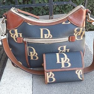 Dooney & Bourke Monogram Shoulder Bag and Wallet